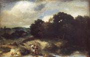 Jan lievens A Landscape with Tobias and the Angel Sweden oil painting artist